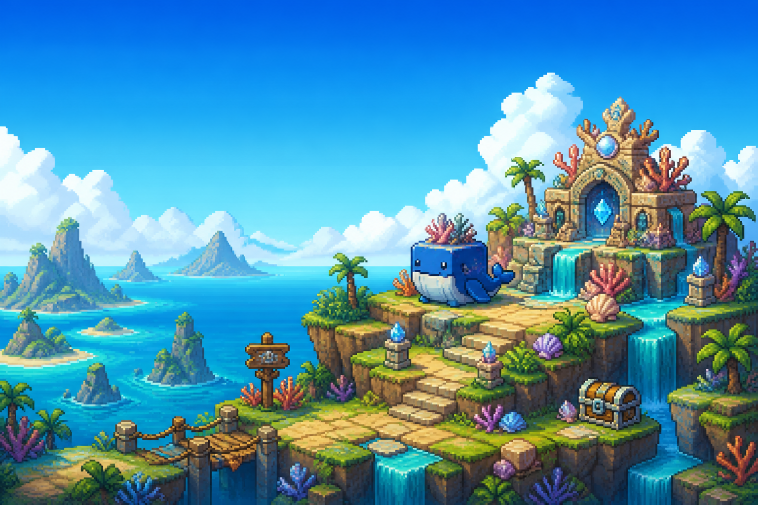 Poros 像素冒险世界地图